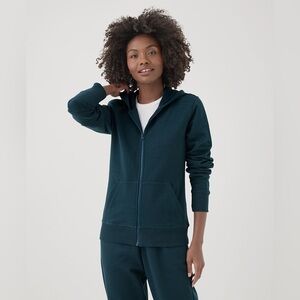 Like-New Pact Cloud Brushed Fleece Zip Hoodie in Celestial 💫